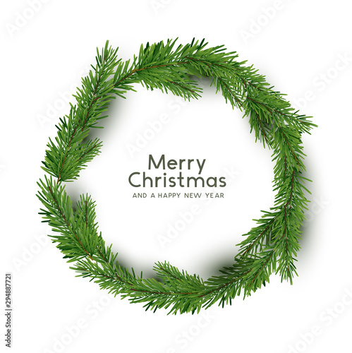 Natural Pine Christmas Wreath