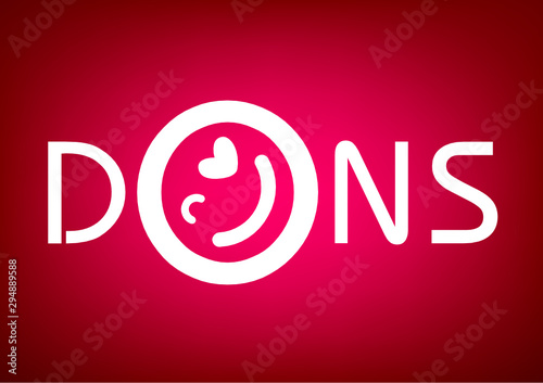 Concept dons, faire un don à une fondation, avec espace pour texte