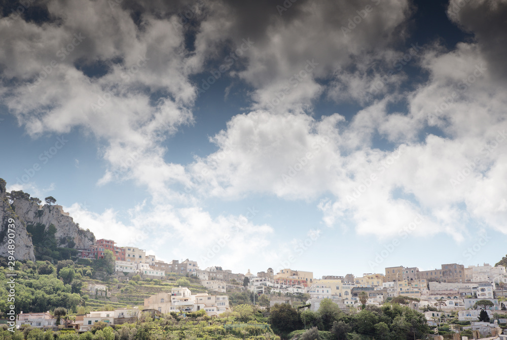 houses build on the side of a mountain houses build on the side of a mountain