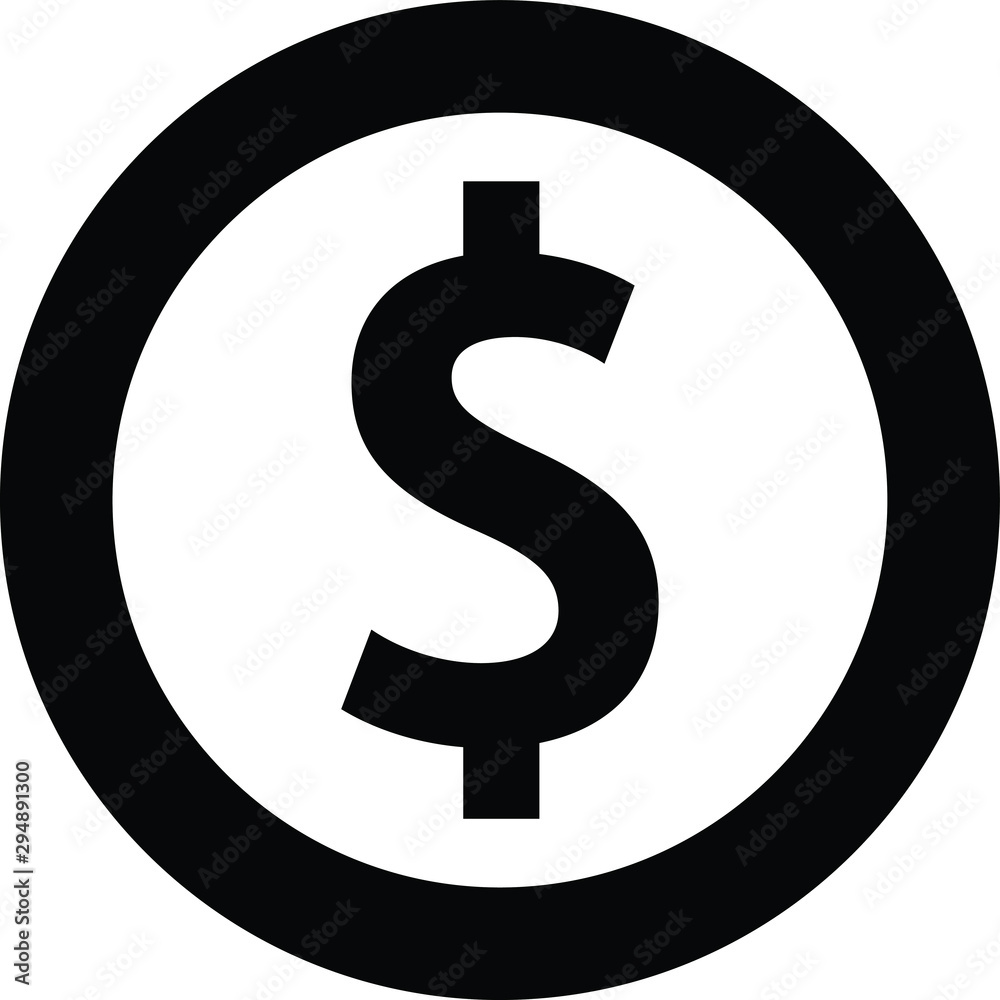 dollar vector icon for easy to use dollar vector icon for easy to use