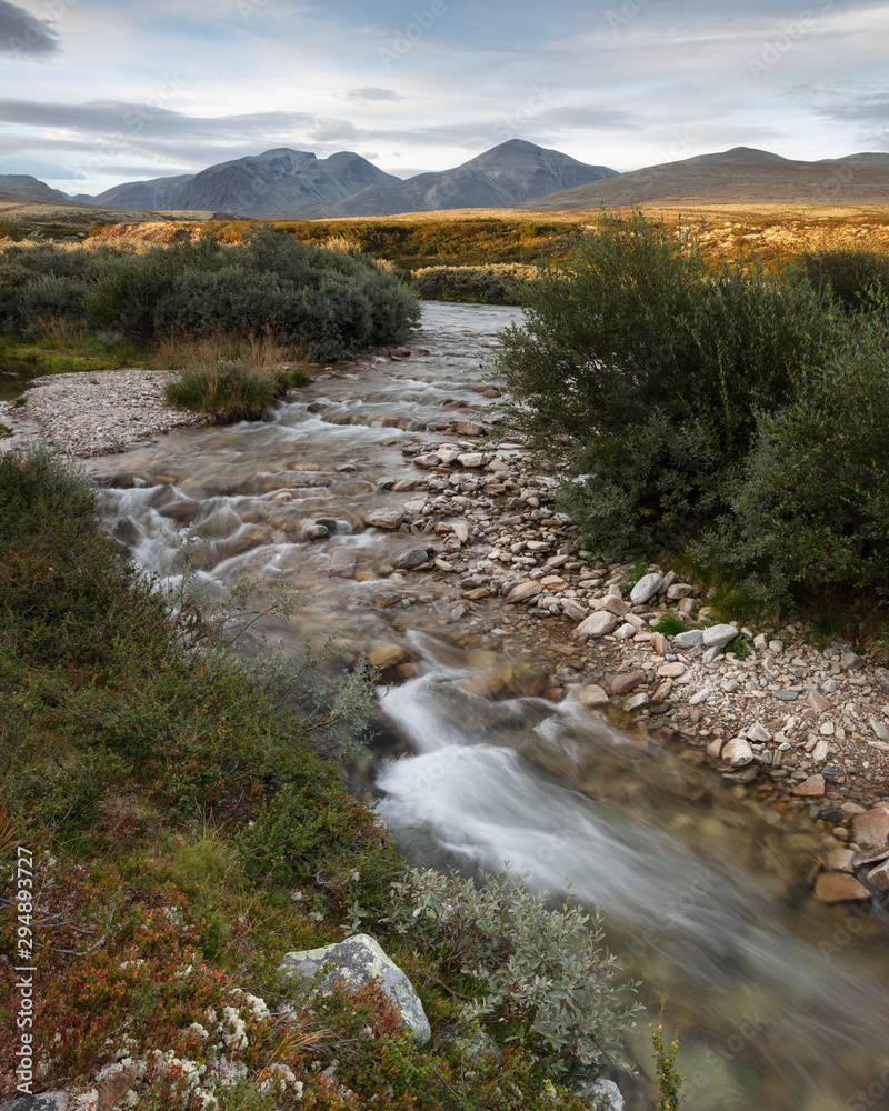 River through Rondane National Park, Norway River through Rondane National Park, Norway