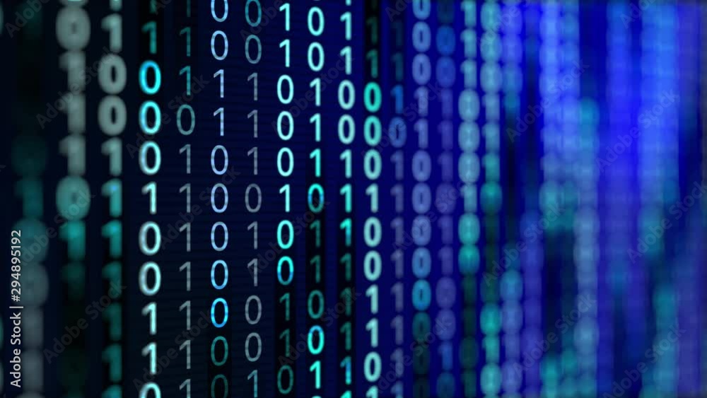 Counting of digital code , Digital code run on screen,Computer language algorithm ,4 k Counting of digital code , Digital code run on screen,Computer language algorithm ,4 k