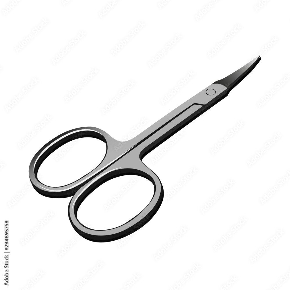 nail scissors realistic vector illustration isolated nail scissors realistic vector illustration isolated