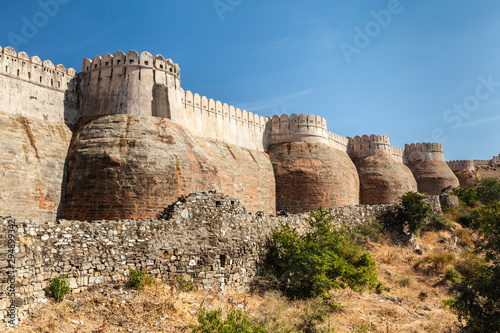 Kumbhalgarh fort wall, Rajasthan, India