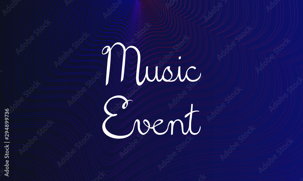 Music Event Invitation Banner Music Event Invitation Banner