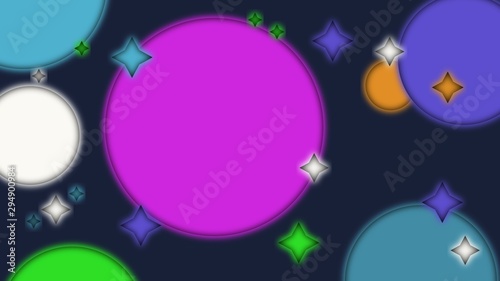 planet globe universe galaxy milky way colorful glowing blur moon star abstract background wallpaper illustration