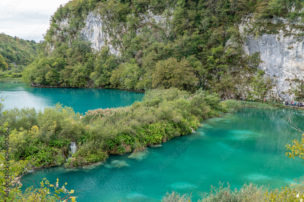 Plitvice lake one of the most famous National Park in Croatia