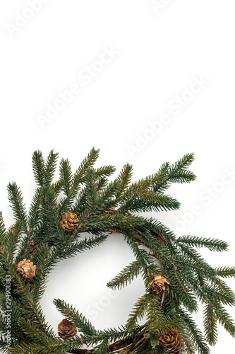 Background with Christmas Decoration Composition