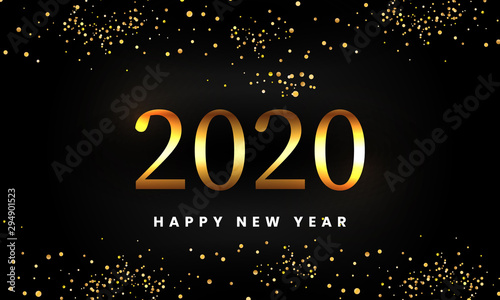 2020 happy new year Background