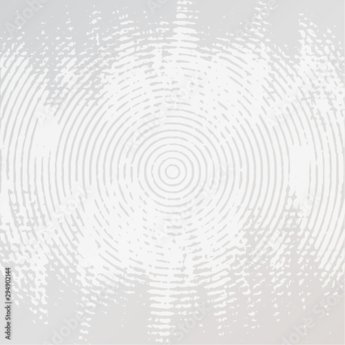 Gray grunge background with concentric circles