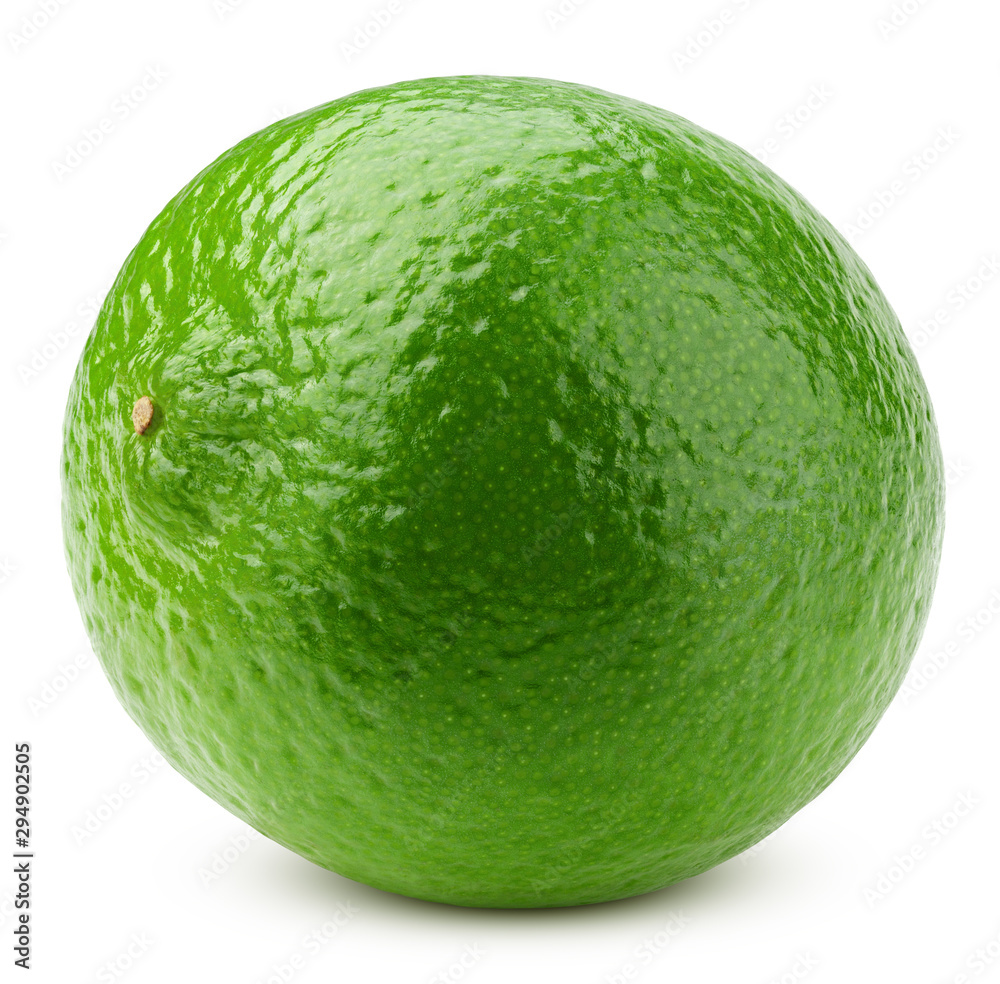 lime isolated on white background, clipping path, full depth of field lime isolated on white background, clipping path, full depth of field