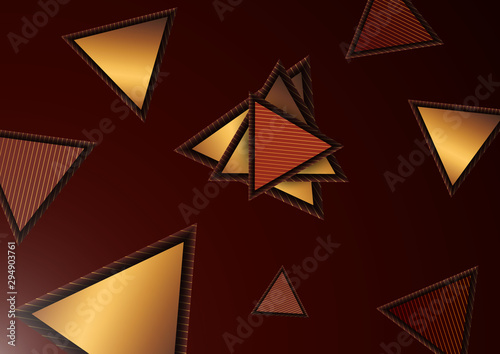 abstract triangle line stripe pattern vector background