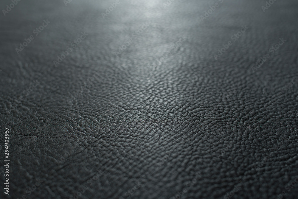 Black color grainy, heavy grain calf cow leather texture and background. Black color grainy, heavy grain calf cow leather texture and background.