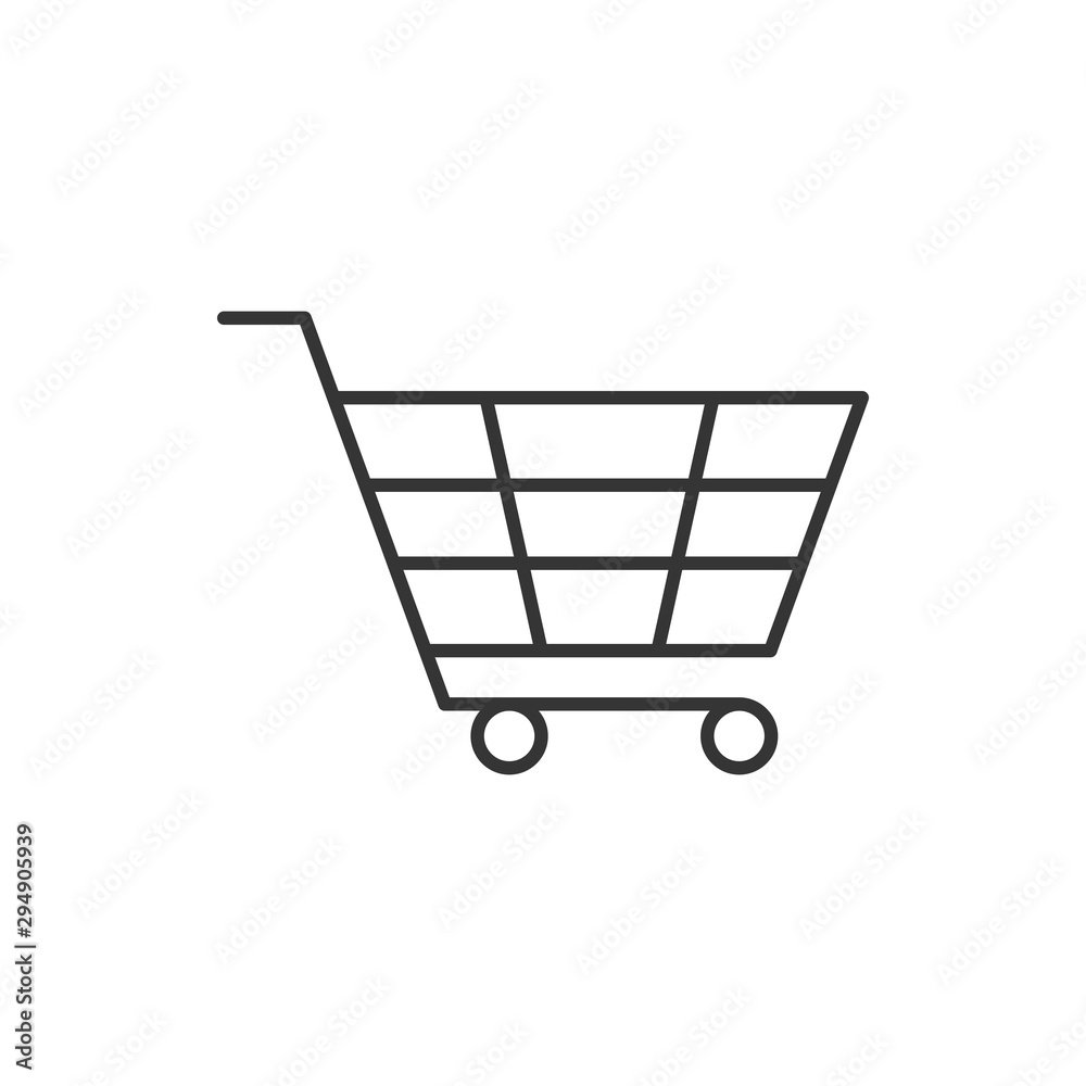 Shopping Cart Icon Vector Illustration