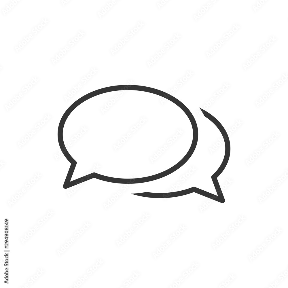 Speech Bubble Chat Icon Vector Illustration Speech Bubble Chat Icon Vector Illustration