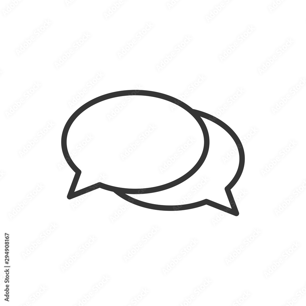 Speech Bubble Chat Icon Vector Illustration Speech Bubble Chat Icon Vector Illustration