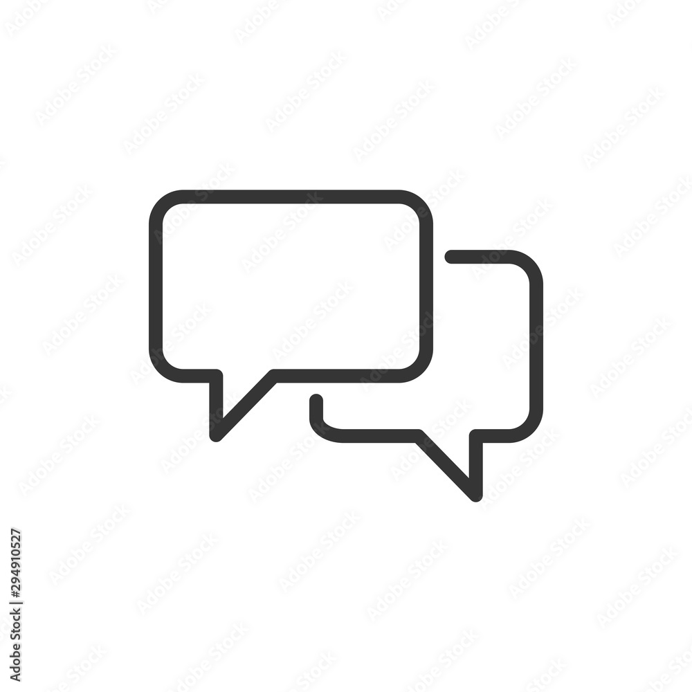 Speech Bubble Chat Icon Vector Illustration Speech Bubble Chat Icon Vector Illustration