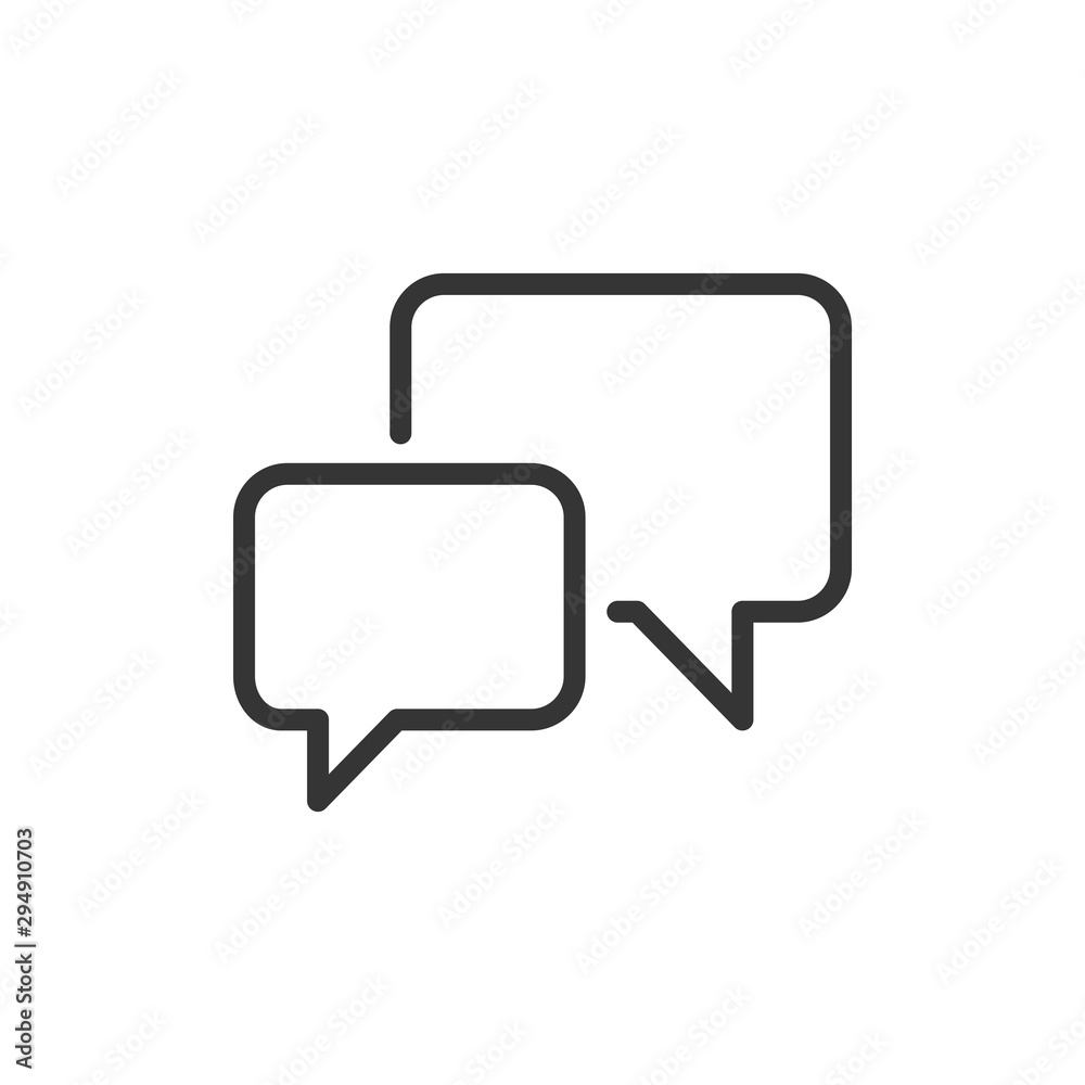 Speech Bubble Chat Icon Vector Illustration Speech Bubble Chat Icon Vector Illustration