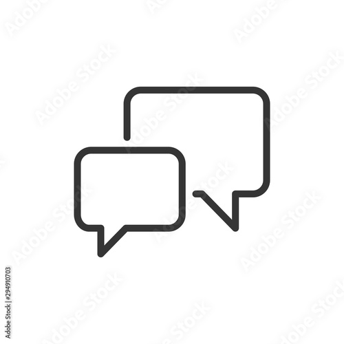 Speech Bubble Chat Icon Vector Illustration