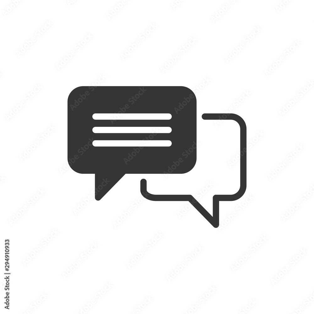 Speech Bubble Chat Icon Vector Illustration Speech Bubble Chat Icon Vector Illustration