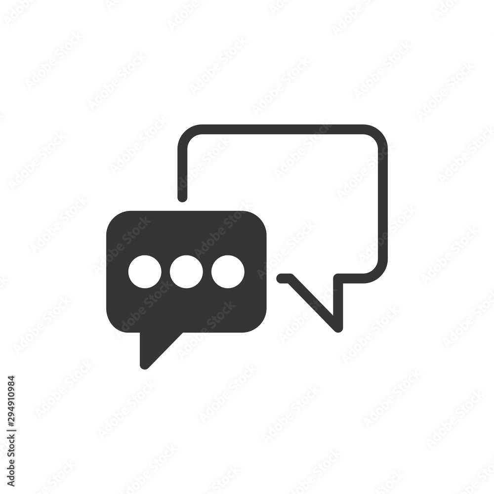 Speech Bubble Chat Icon Vector Illustration Speech Bubble Chat Icon Vector Illustration