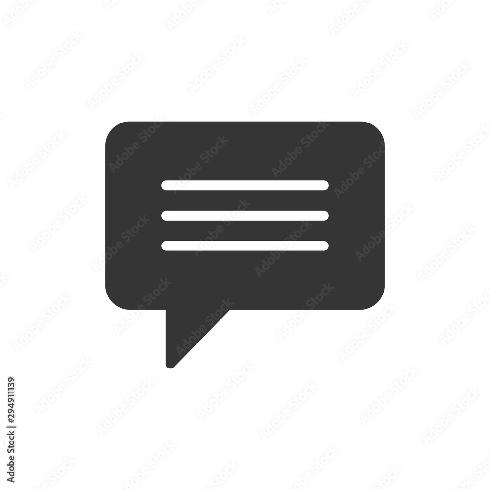 Speech Bubble Chat Icon Vector Illustration Speech Bubble Chat Icon Vector Illustration