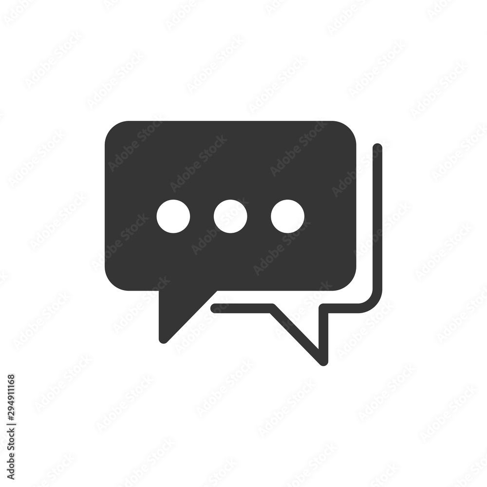 Speech Bubble Chat Icon Vector Illustration Speech Bubble Chat Icon Vector Illustration