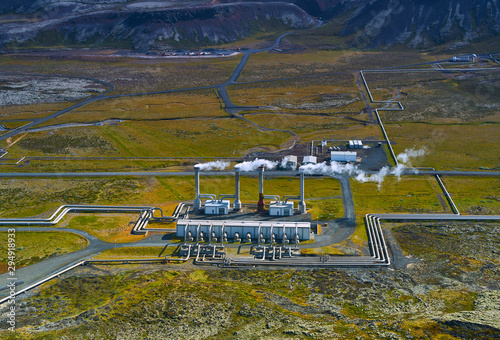 Geothermal power station in Iceland