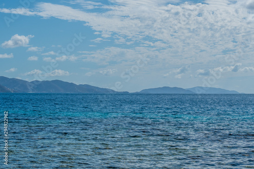 Panorama of Caribbean Sea and Virgin Islands © oldmn