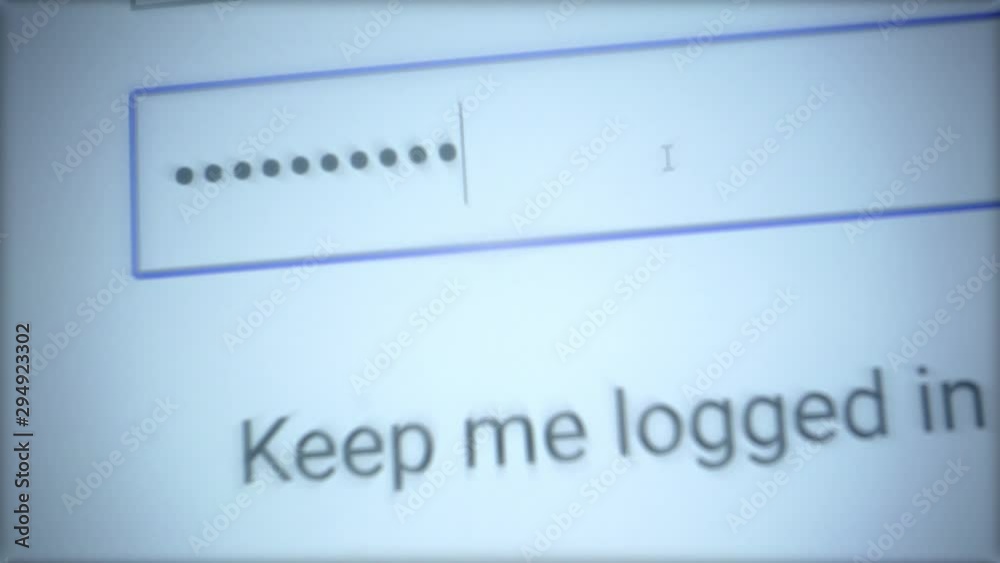 Enter the password for the website in the Encryption screen