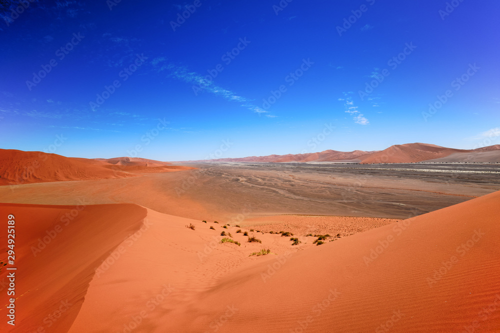 Landscape at Sossusvlei in Namibia