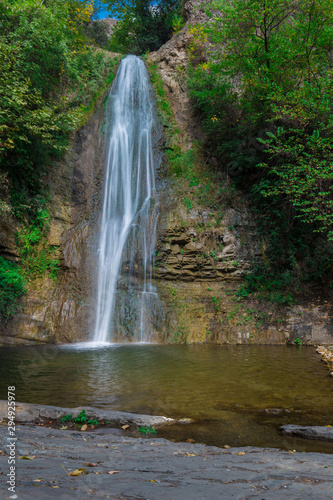 Fototapeta Naklejka Na Ścianę i Meble -  Georgia. Waterfall in Tbilisi