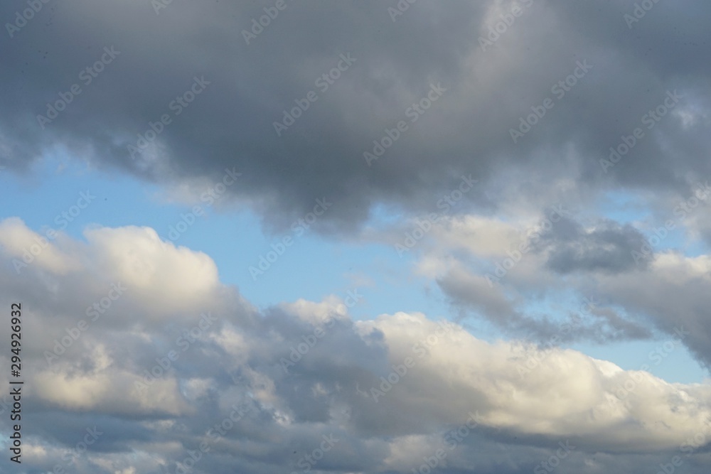 White Clouds on a Clear Blue Sky