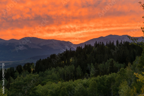 Stunning Sunset in Colorado