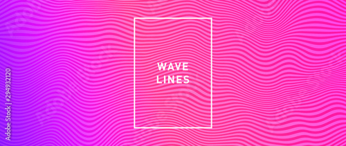 Colorful abstract background, color gradient purple, red, pink with horizontal wavy lines, for your best design