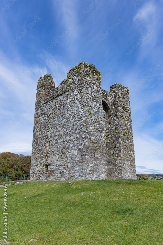 Audleys Castle, Castle Ward Estate, Strangford, County Down, Northern Ireland