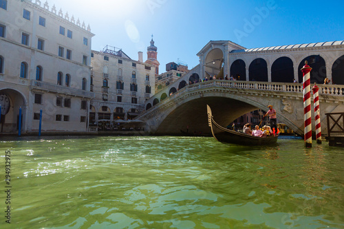 Rialto Bridge across Grand Canal, Venice