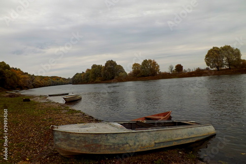 boat on the lake