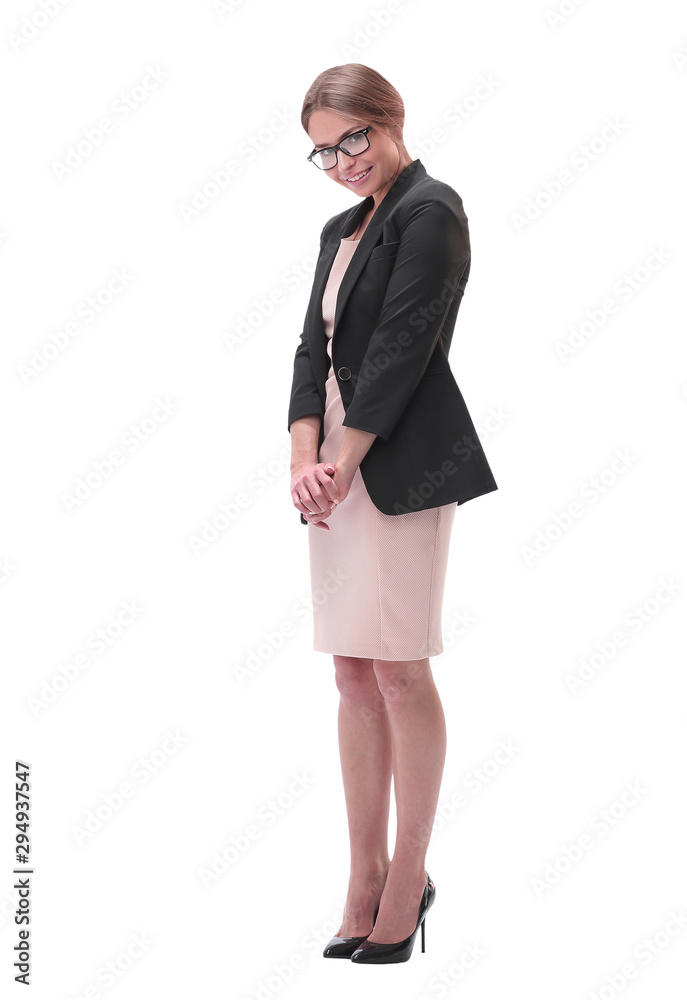 full length . portrait of a successful young business woman full length . portrait of a successful young business woman