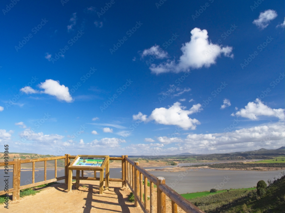 Balcony the reservoir of Castrejon