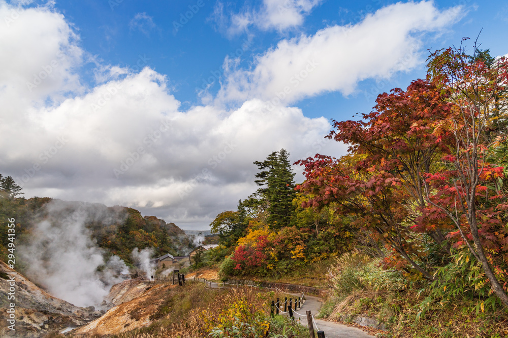 Towada Hachimantai National Park in early autumn