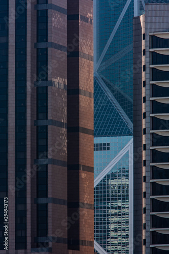 High rise office buildings in Hong Kong