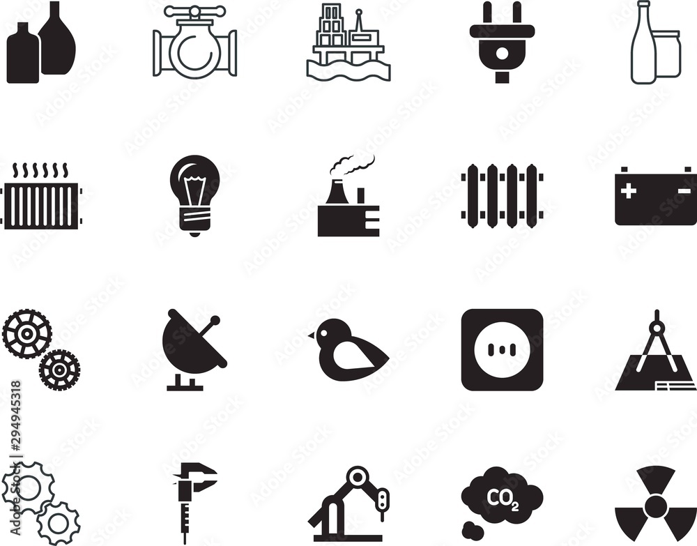 factory vector icon set such as: drain, floor, formula, piping, ocean, station, dish, cable, dioxide, plant, metric, radioactive, drilling, interface, transmission, cheerful, car, robotics, co2 factory vector icon set such as: drain, floor, formula, piping, ocean, station, dish, cable, dioxide, plant, metric, radioactive, drilling, interface, transmission, cheerful, car, robotics, co2