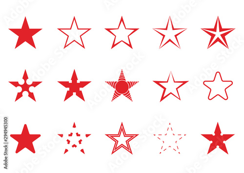 Red star set
