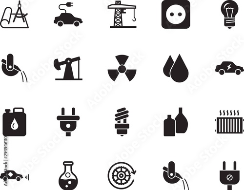 factory vector icon set such as: toxic, winter, color, research, lamp, cold, study, cogwheel, ultrasonic, radiators, building, erlenmeyer, label, radiator, architect, europe, cruise, temperature