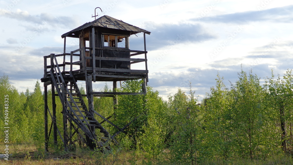 wooden tower wooden tower