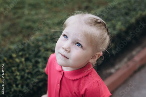 portrait of little girl