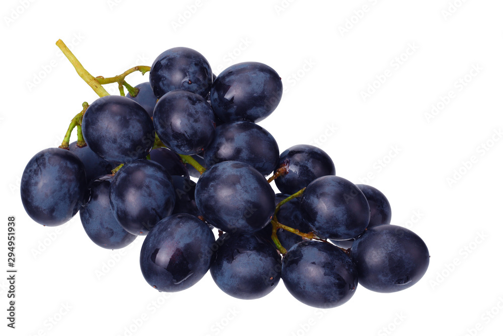 blue grape isolated on a white background. Food blue grape isolated on a white background. Food