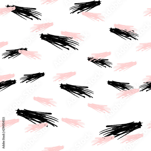 Brush paint. Pastel seamless texture. Abstract stroke background. Colorful brush paint.