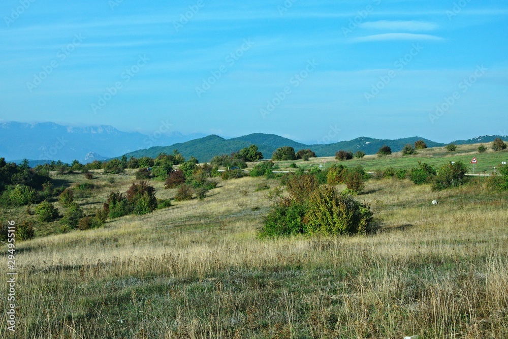 Croatia-view of a mountains in the Paklenica National Park